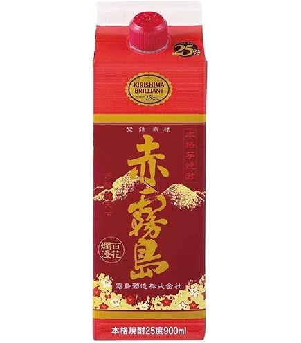 霧島酒造茜霧島 芋 25度 パック 1800ml×6本 茜霧島 25度 パック 1800ml×6本 芋焼酎 霧島酒造※北海道・東北エリアは